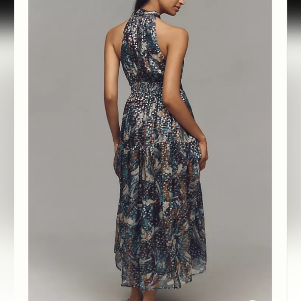 Anthropologie Multicolor High Low Dress - Picture 4 of 13